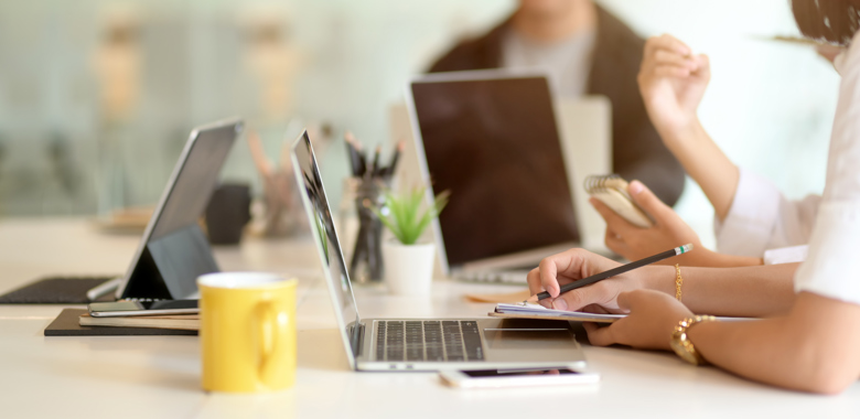 Mp40665494 Businesspeople Meeting On Their Project With Digital